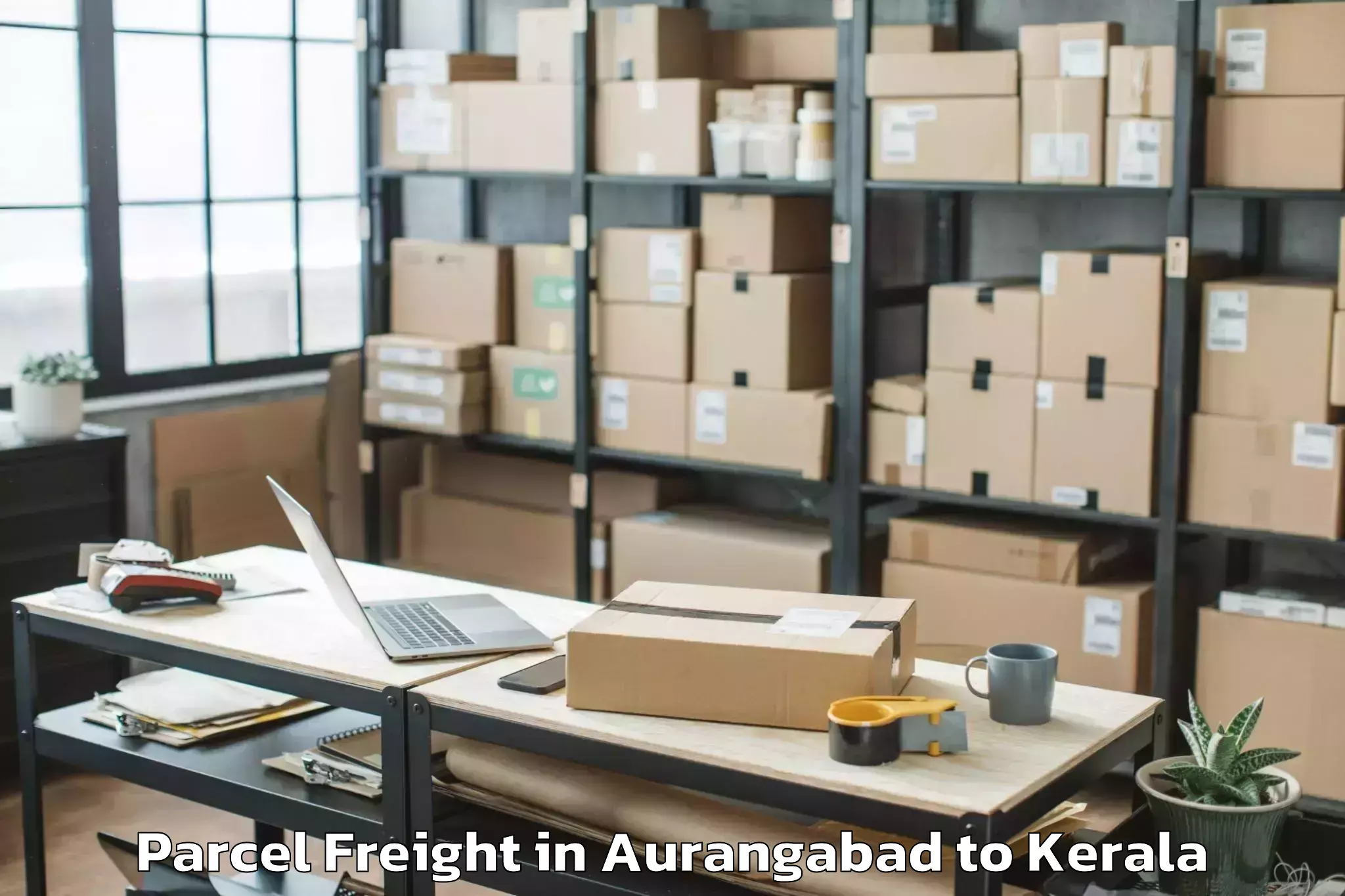 Professional Aurangabad to Kerala Kalamandalam Cheruthuru Parcel Freight